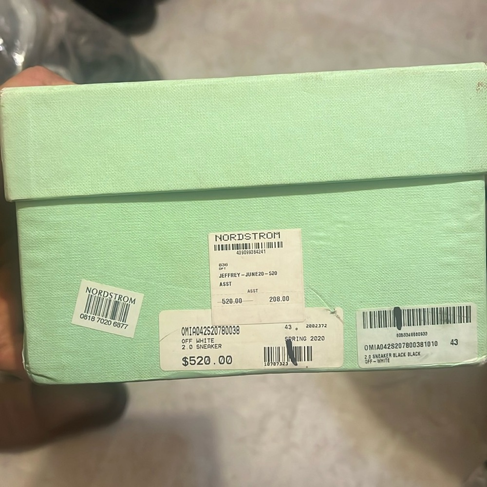 “Off-White™ x Virgil Abloh 2013 ‘Shoebox’ Sneakers - Limited Edition!”